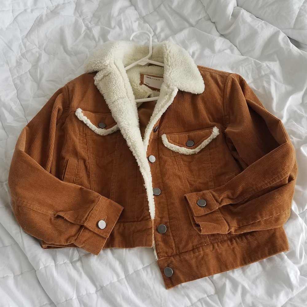 ASOS Denim Sherpa Jacket